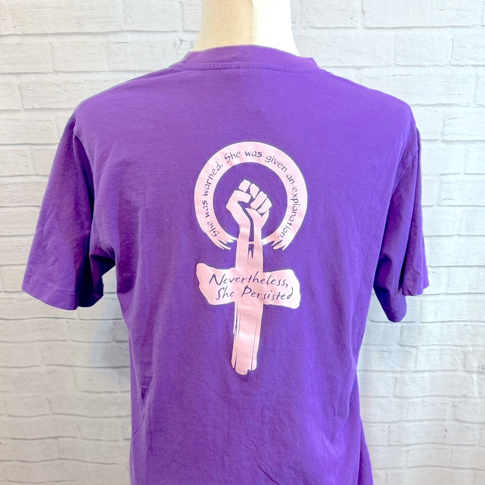 Organic Cotton Graphic Tee, Well Behaved Women Seldom Make History, Size Medium